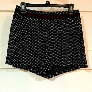 BeBe black & white poka dot shorts M